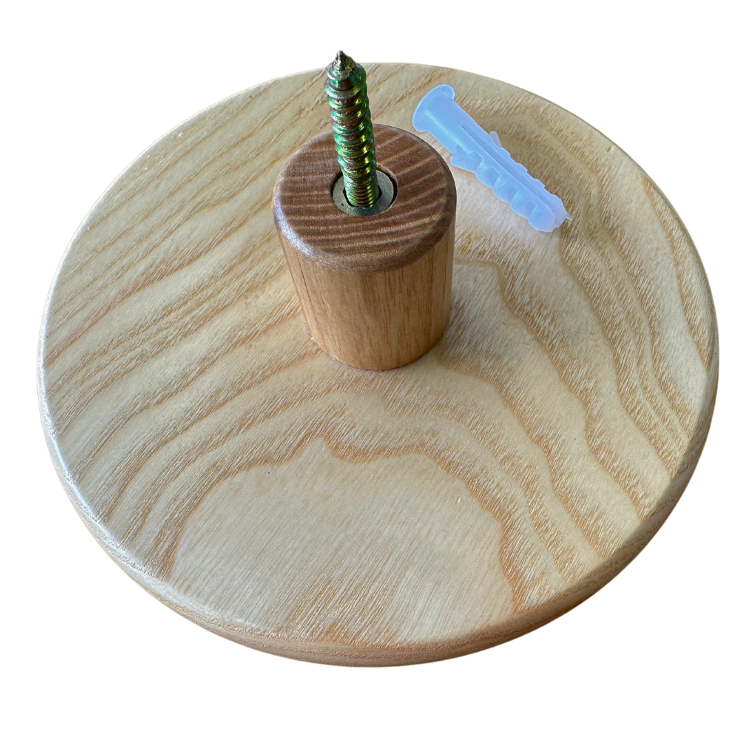 Wall Button Hook Natural