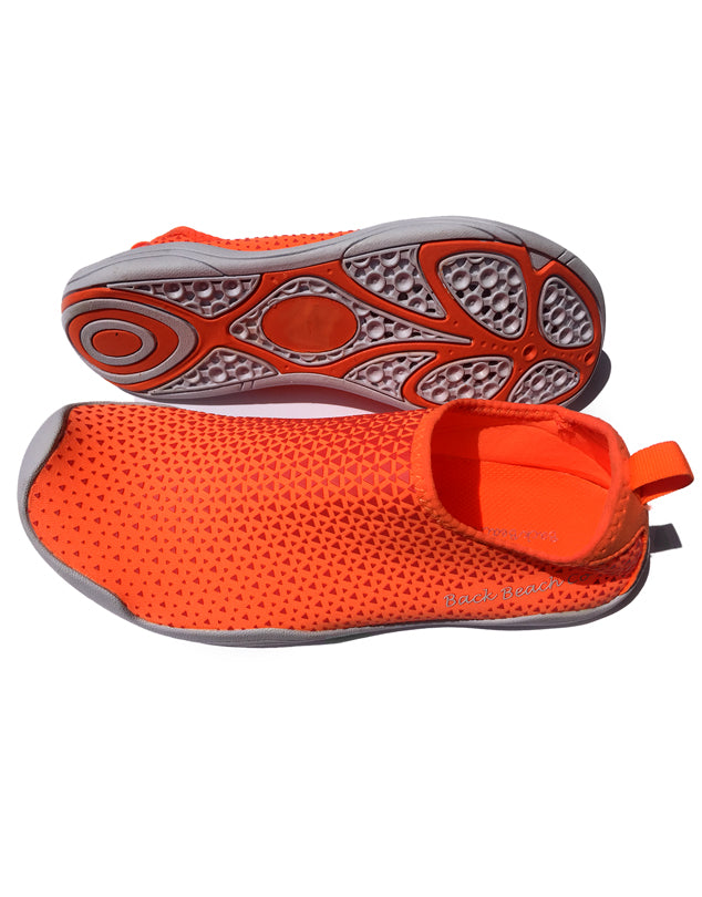 Adult Aqua Shoes, Sunset Orange Back Beach Co – - Main Image