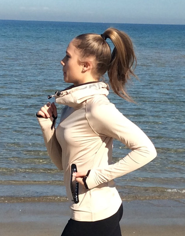 Light Fleece Latte Hoodie *SALE *