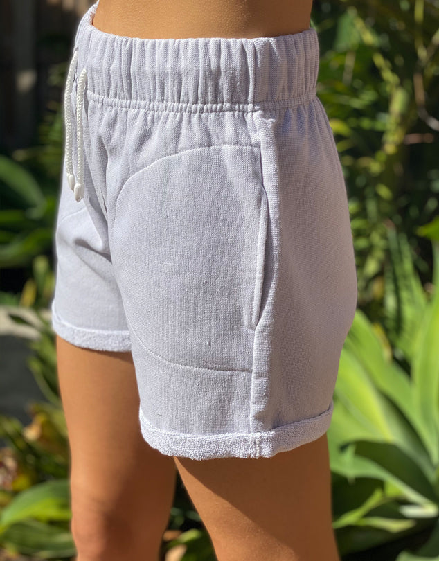 【ADANOLA】Terry Towelling Shorts Terry Towelling Shorts - Navy Blue