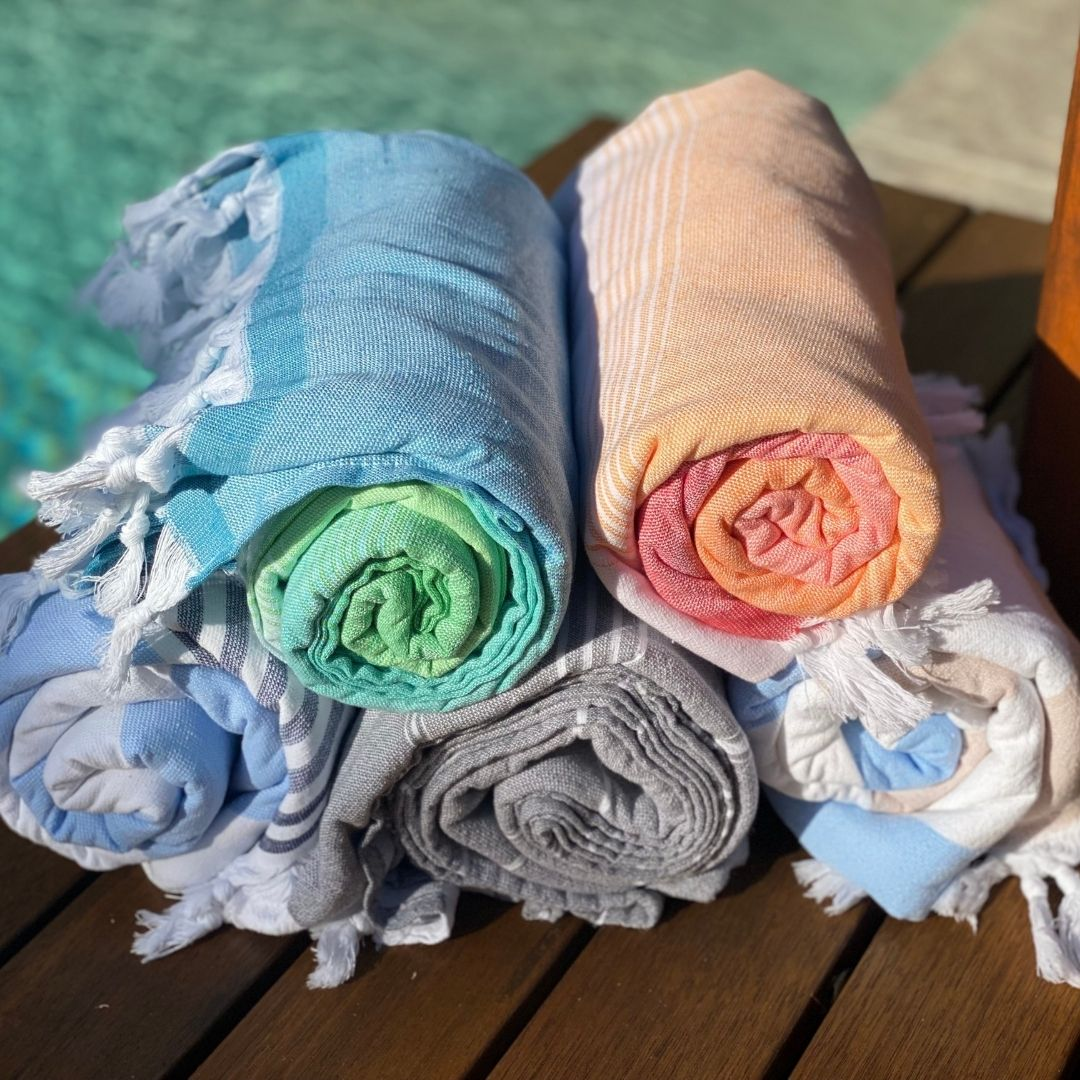 Microfibre Navy Poncho  Back Beach Co, Hooded Towels Australia –