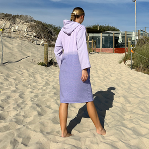 Lightweight Hooded Robes Purple Fade