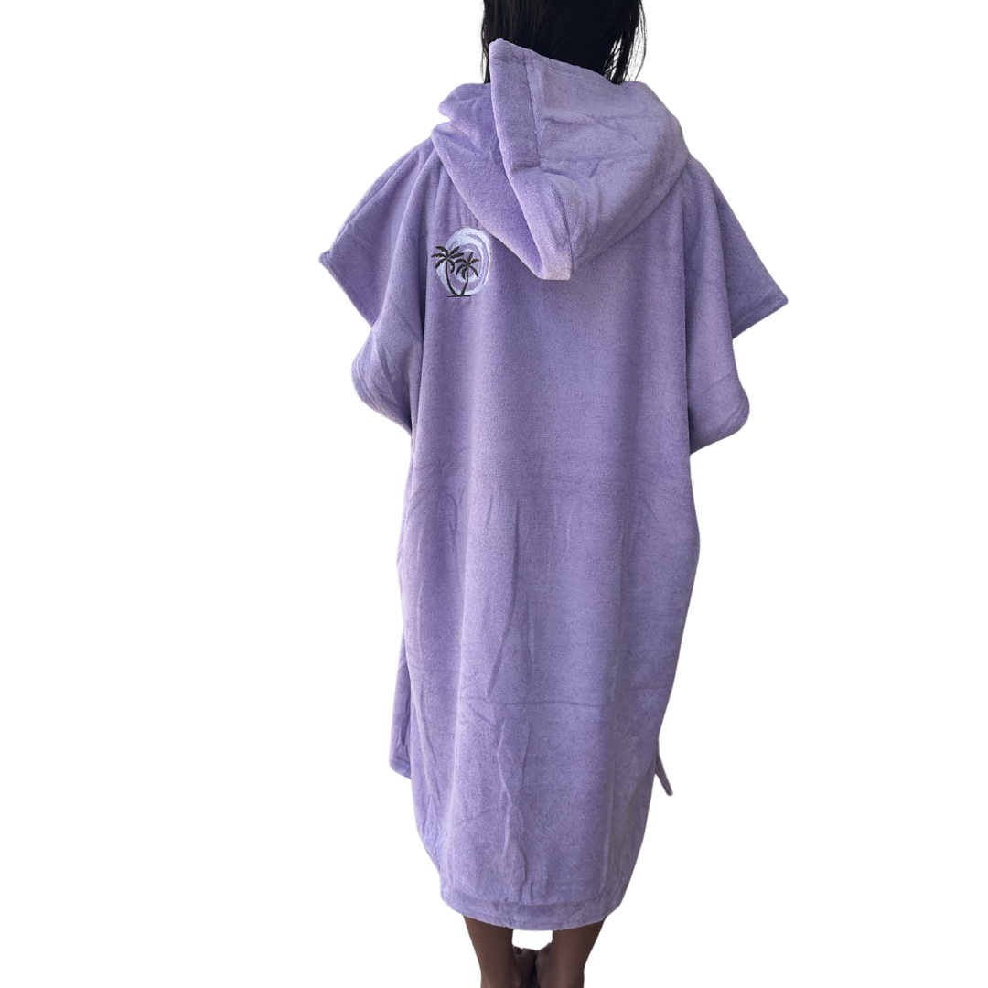 Purple poncho