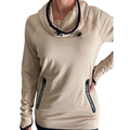 Light Fleece Latte Hoodie *SALE *