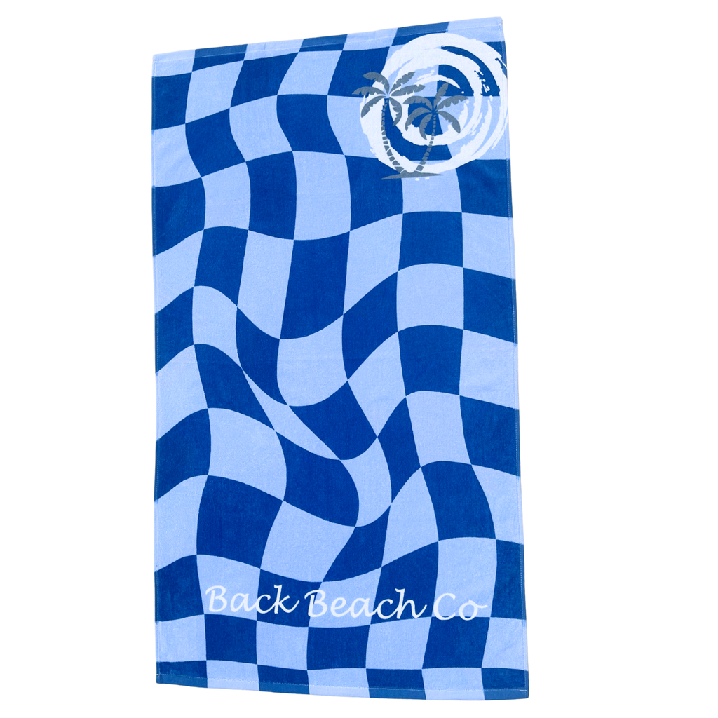 Tidal Checker Beach Bath Towel *SALE*