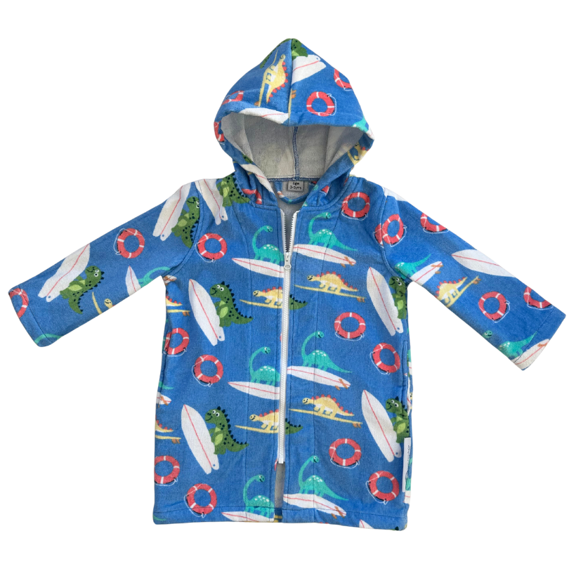 Dino Surf Hooded Towel (12mnths, 3-5y, 5-7y, 7-11y)