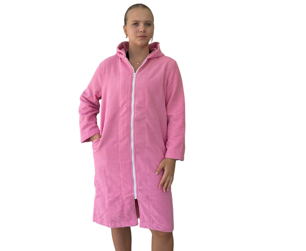 Pink Salt Microfiber Zip Up *SALE* (12mnths, 3-5y, 5-7y, 7-11y, S-M, M-L, L-XL)