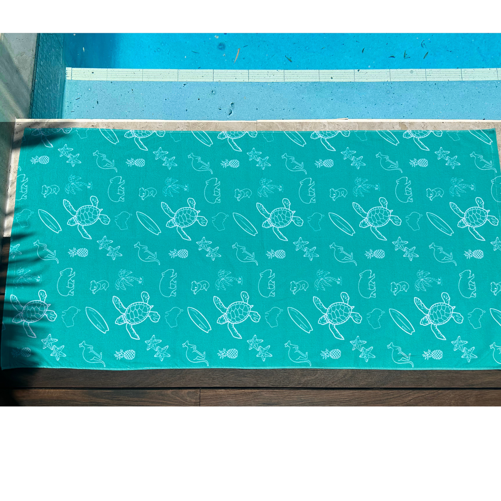 Luxe 100% Cotton Terry Beach Towel