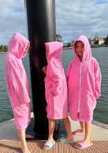 Load image into Gallery viewer, Pink Salt Microfiber Hooded Towel
