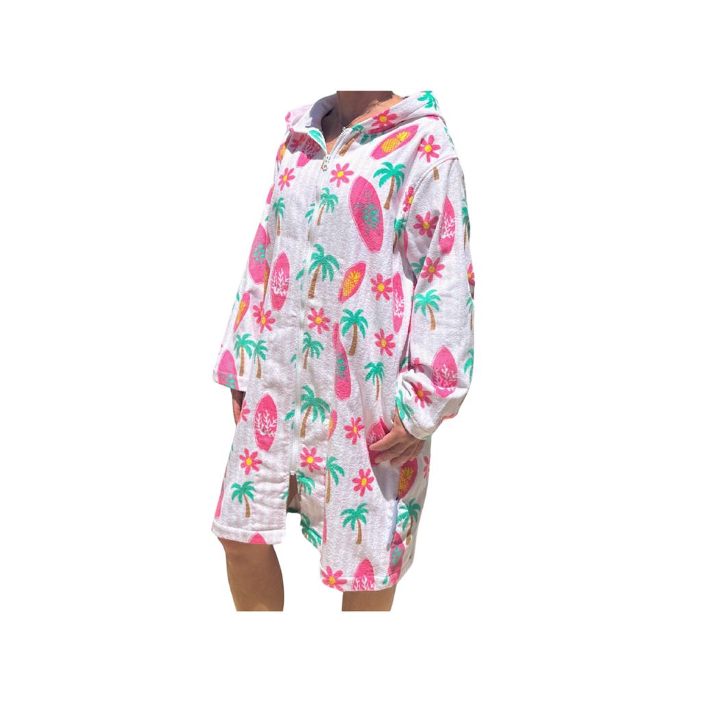 Palm Surf Hooded Towel (12mnths, 3-5y, 5-7y, 7-11y, S-M, M-L, L-XL)