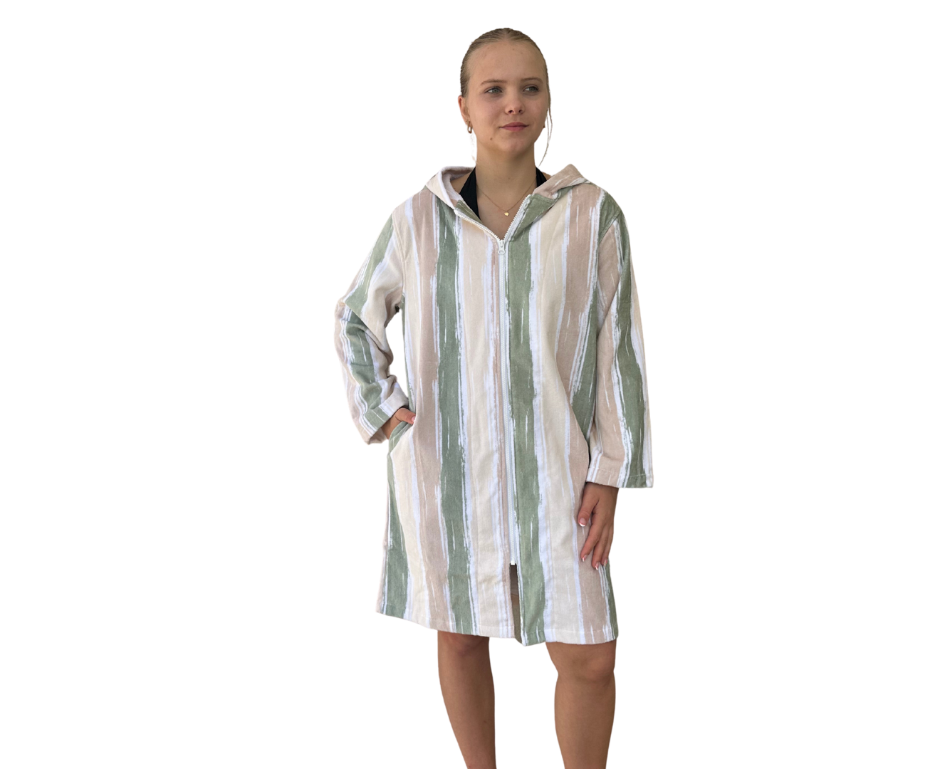 Island Sand Hooded Towel (5-7y, 7-11y, S-M, M-L, L-XL)