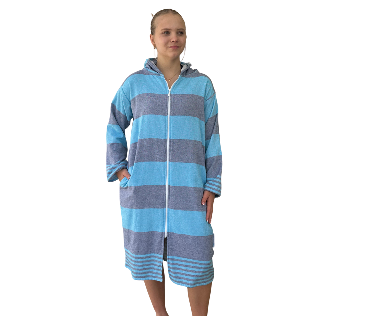 Navy & Turquoise Turkish (3-5y, 5-7, 7-11, M-L, L-XL)
