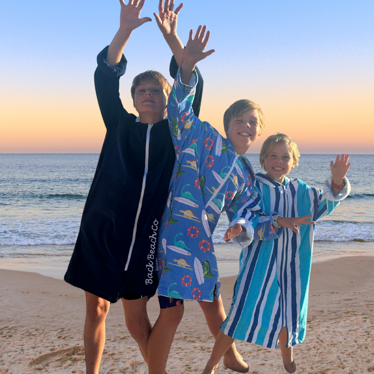 Dino Surf Hooded Towel (12mnths, 3-5y, 5-7y, 7-11y)