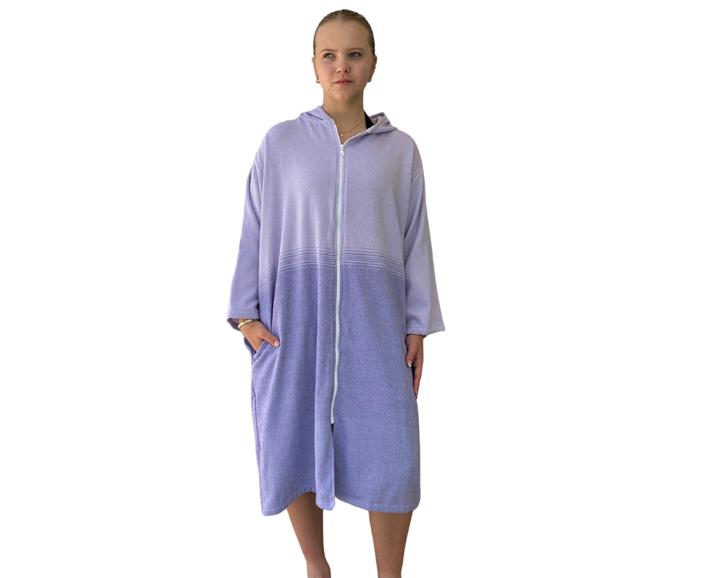 Purple Fade Hooded Robe (3-5y, 5-7y, 7-11y, S-M, M-L, L-XL)