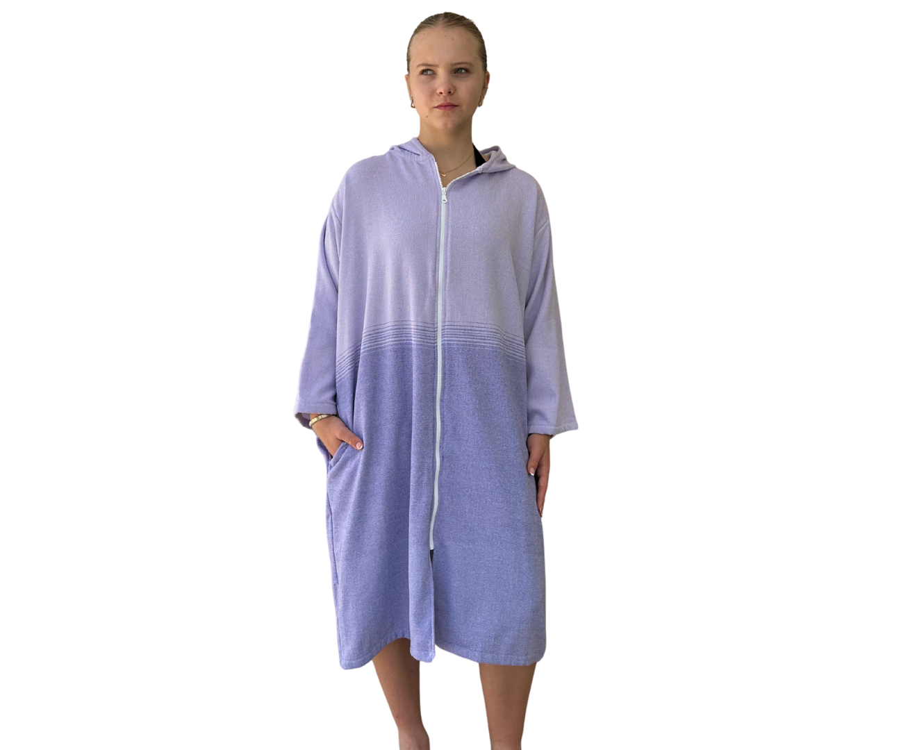 Purple Fade Hooded Robe (3-5y, 5-7y, 7-11y, S-M, M-L, L-XL)