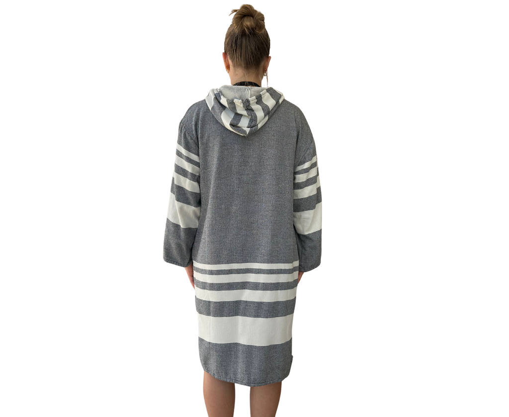 Charcoal Hooded Towel  (M-L Only)