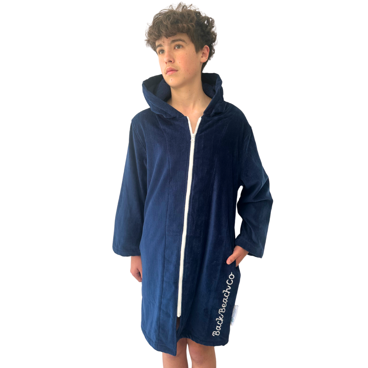 Deep Ocean Navy Hooded Towel (7-11y, S-M, M-L, L-XL)