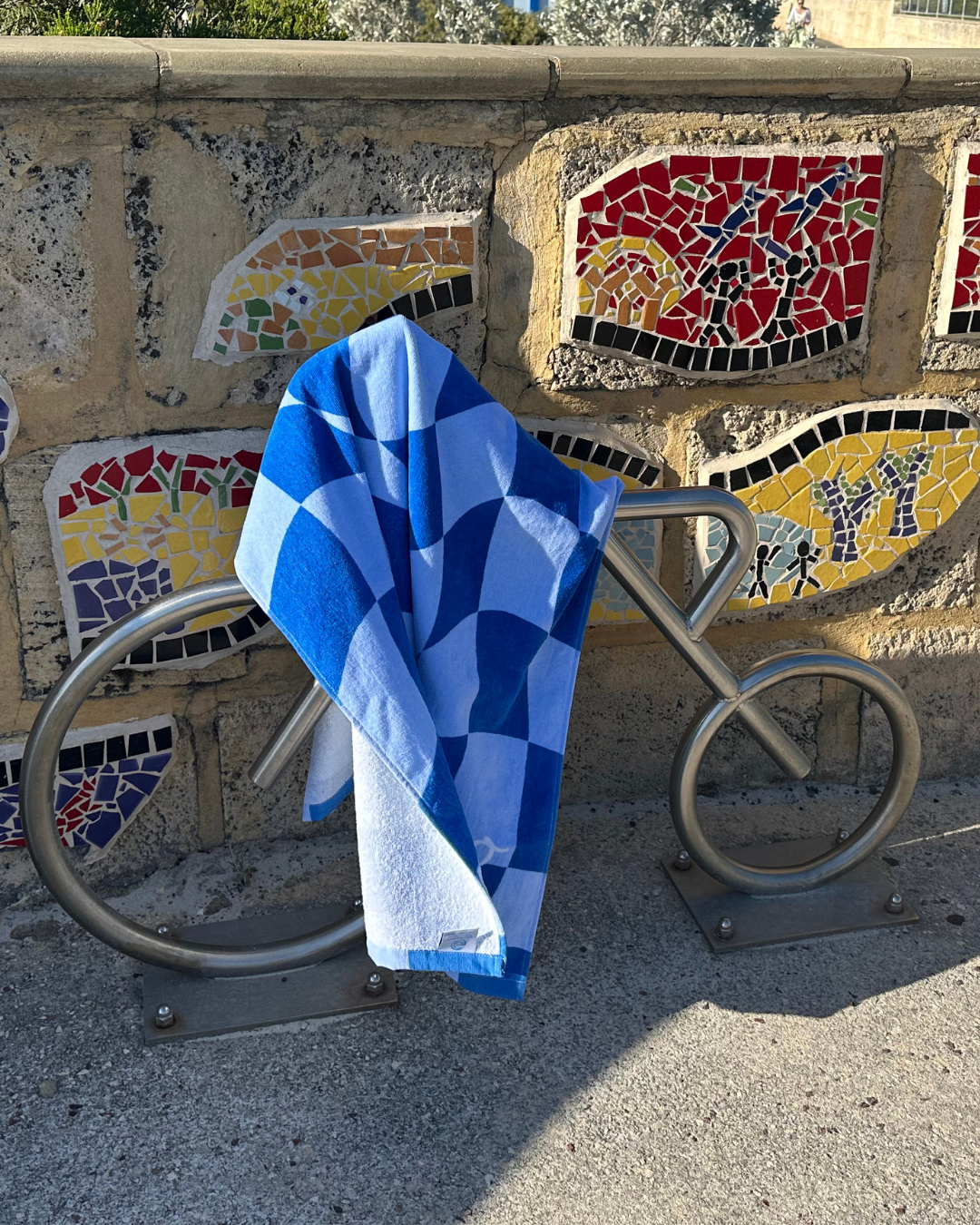 Tidal Checker Beach Bath Towel *SALE*
