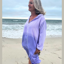 Load image into Gallery viewer, Lightweight Hooded Robes Purple Fade
