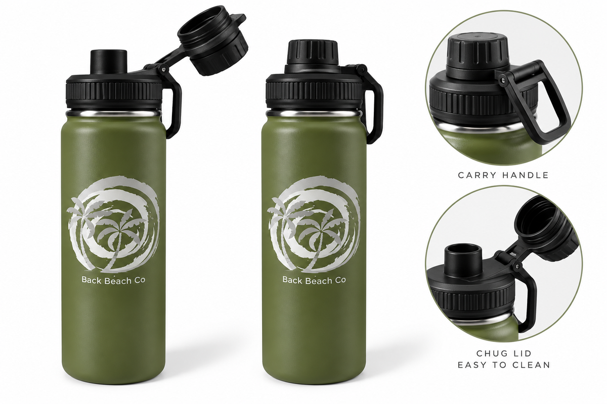 Stainless Steel Bottles Army Green Water Bottle