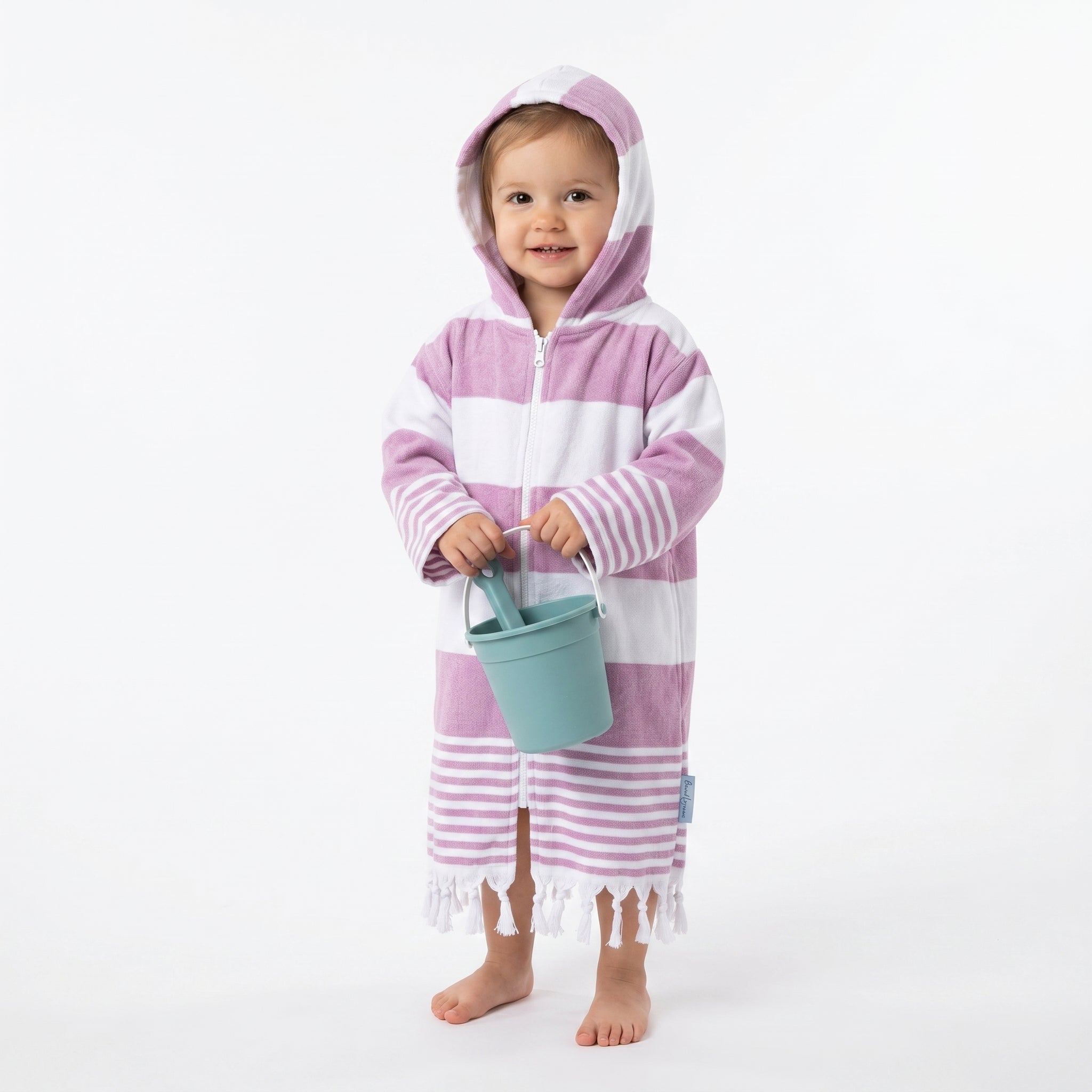 Pink Stripe Robe (12-24 months only)