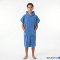 Blue poncho