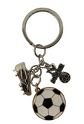 I love soccer Keyring