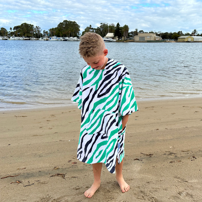 Short Sleeve Luxe Poncho Safari *SALE*