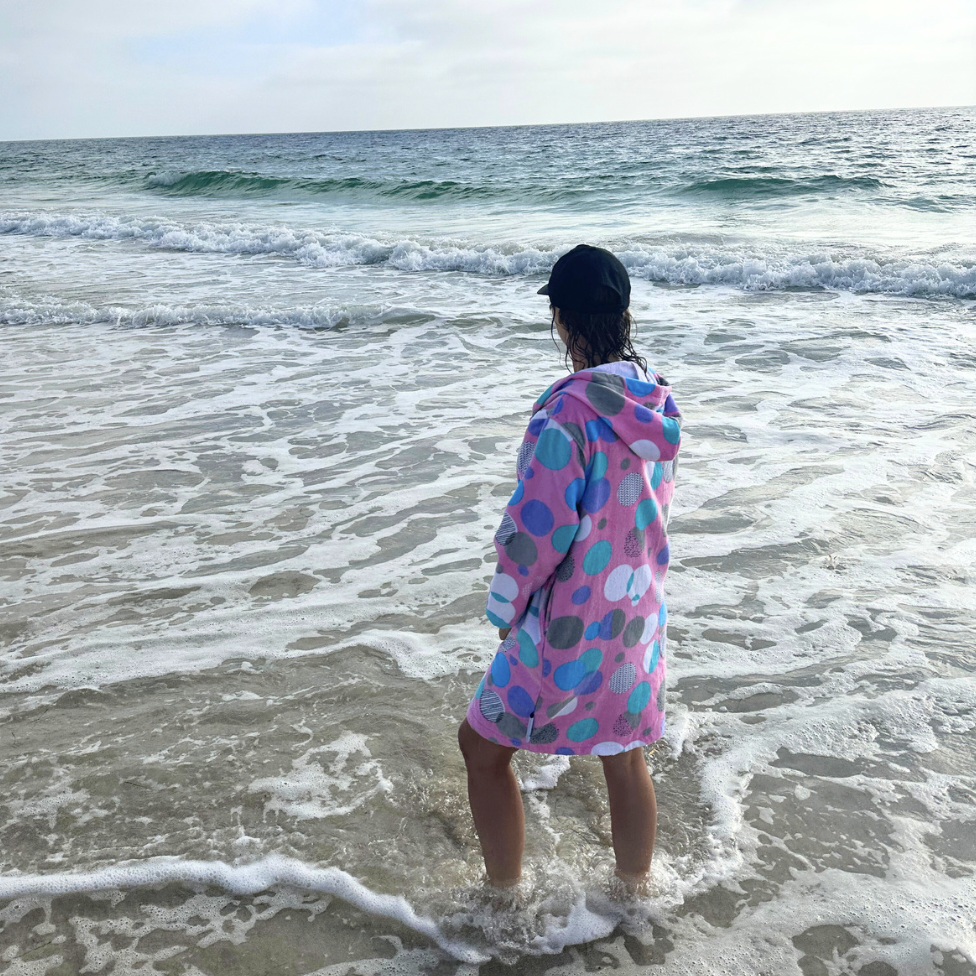 Luxe Coral Splash Hooded Towel *SALE*