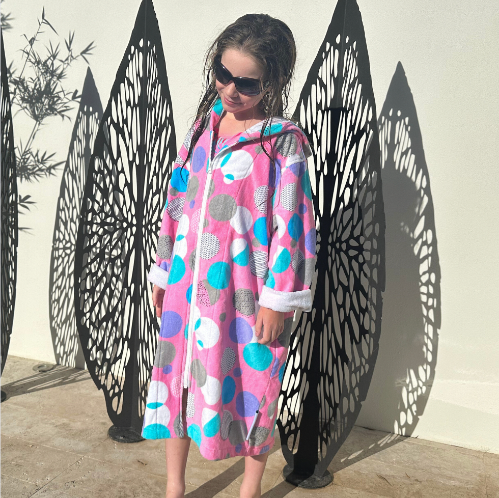 Luxe Coral Splash Hooded Towel *SALE*