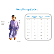 Load image into Gallery viewer, Lightweight Hooded Robes Purple Fade
