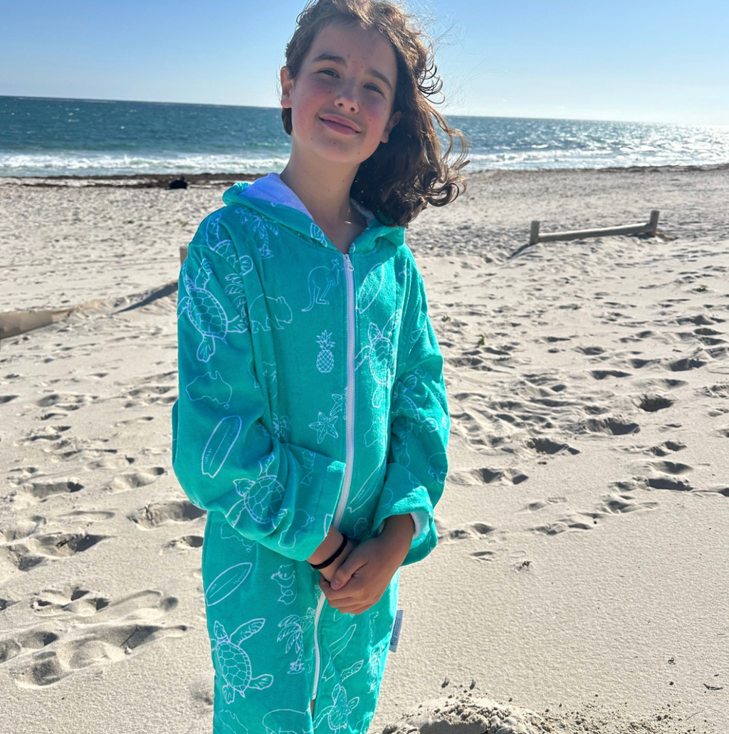 Australia Hooded Towel (12mnths, 3-5y, 5-7y, 7-11y, S-M, L-XL)