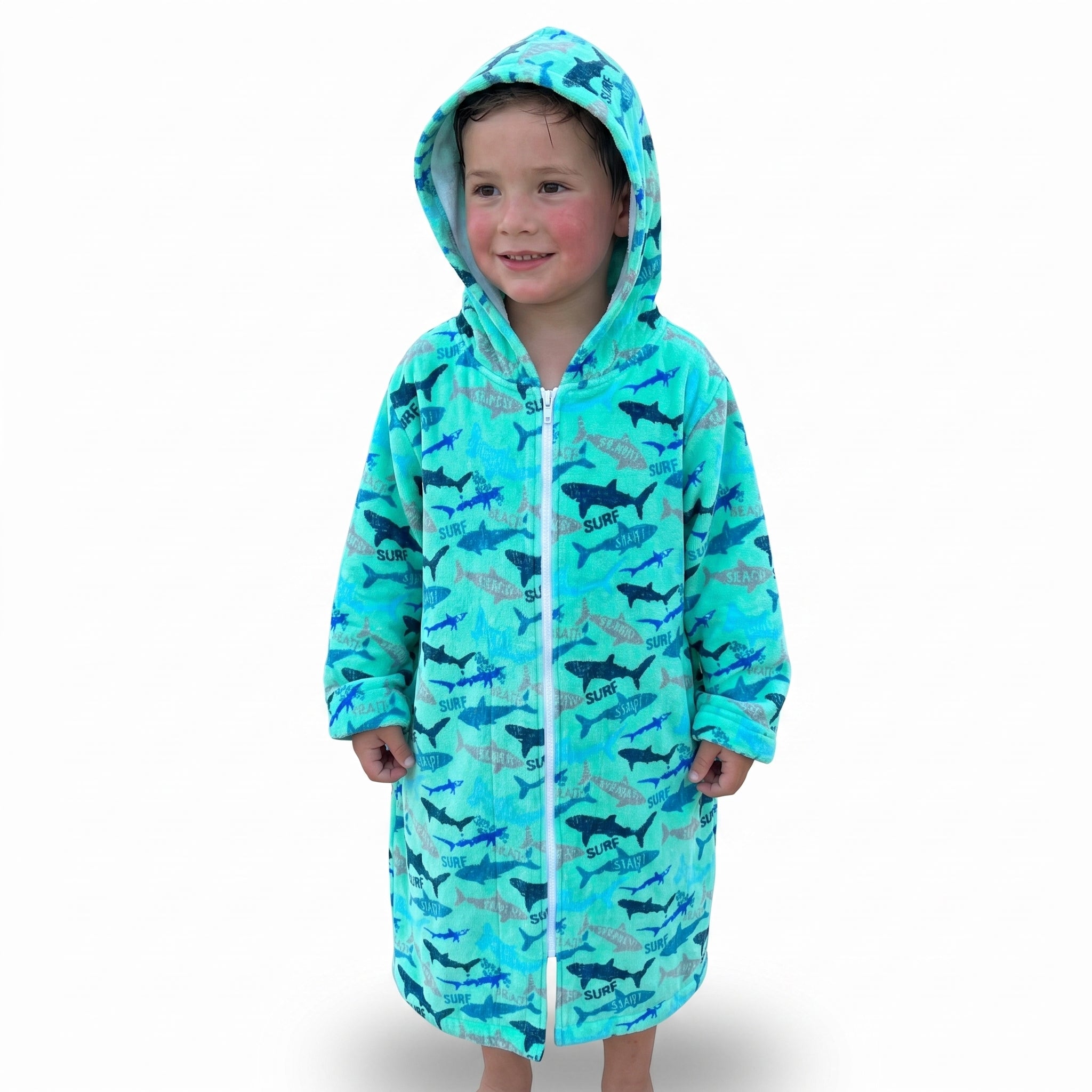 Sharky Hooded Towel (12mnths only)