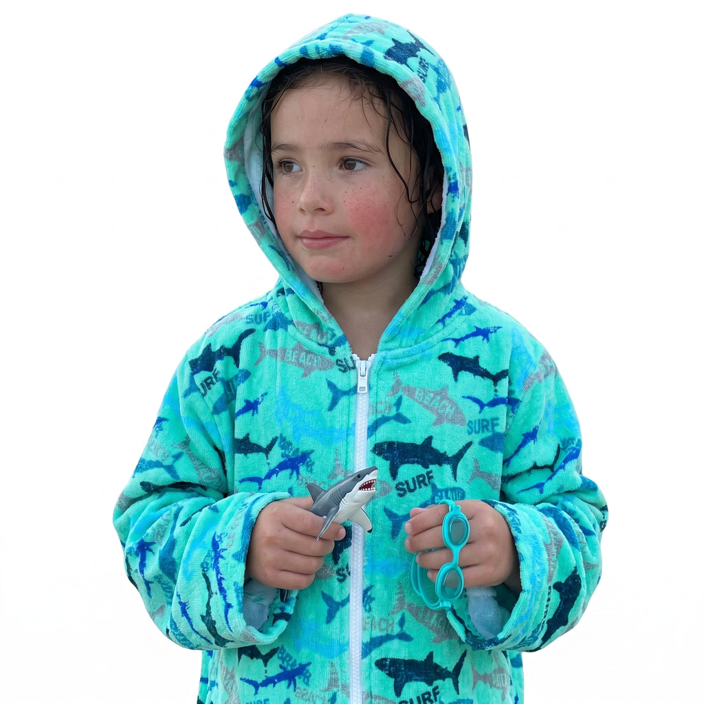 Sharky Hooded Towel (12mnths only)