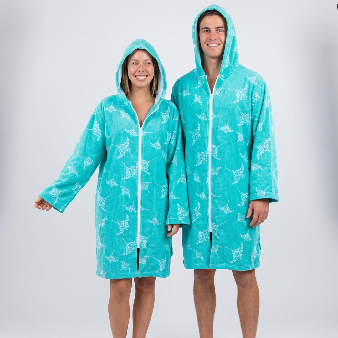 Stingray Hooded Towel (3-5y, 5-7y, 7-11y, S-M, M-L, L-XL)