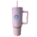 Pink Stainless Steel Tumbler with Handle 1.1L 40oz