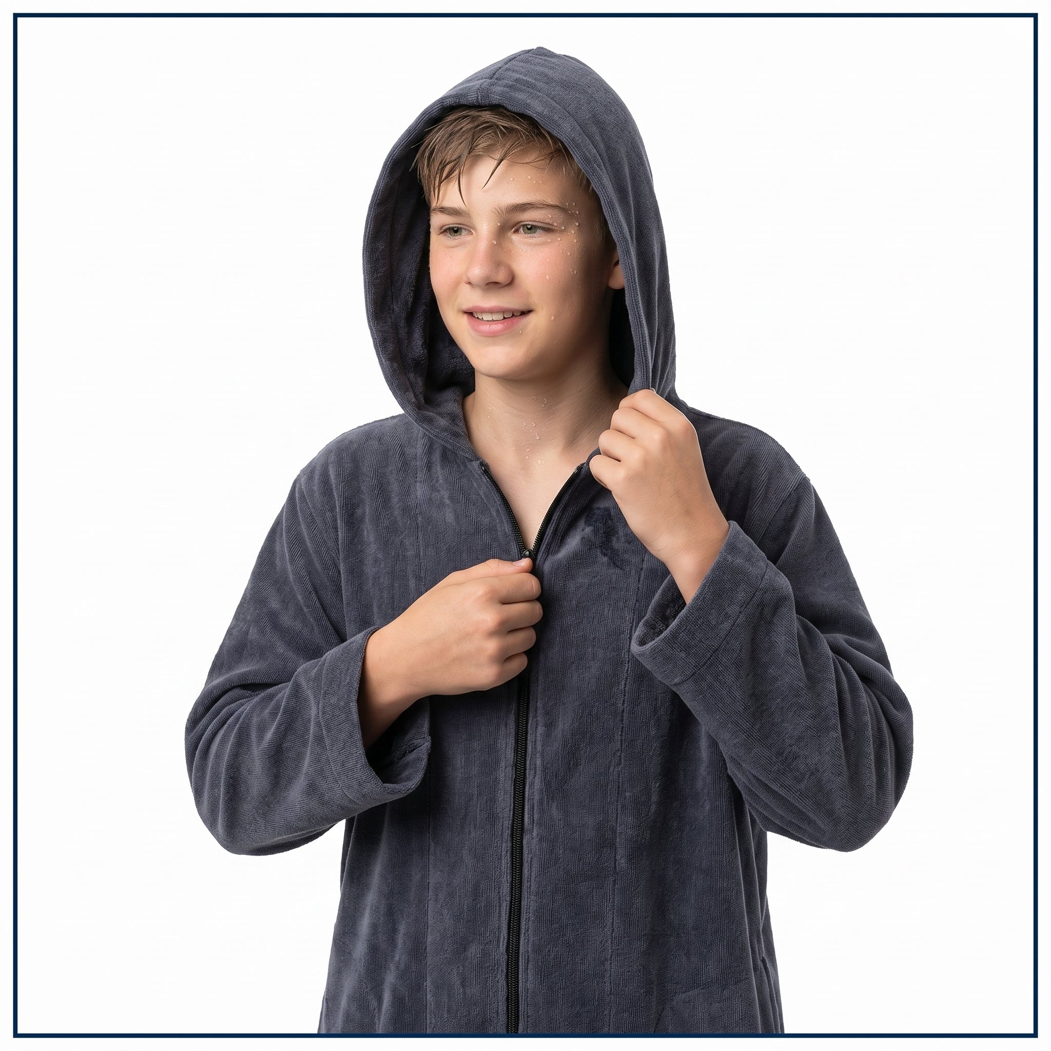 Storm Hooded Towel                                   (size 5-7y, 7-11y, S-M)
