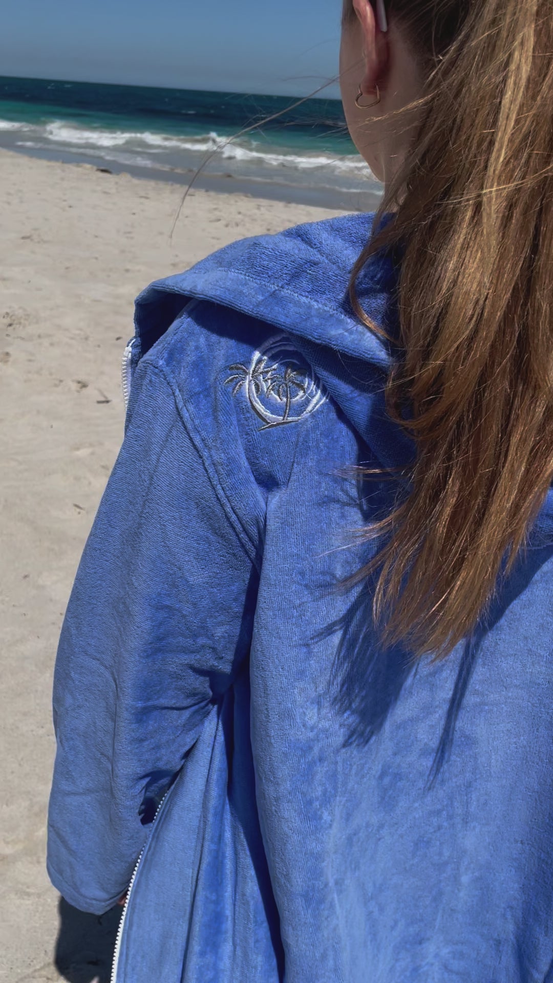 Luxe Rip Tide Hooded Towel