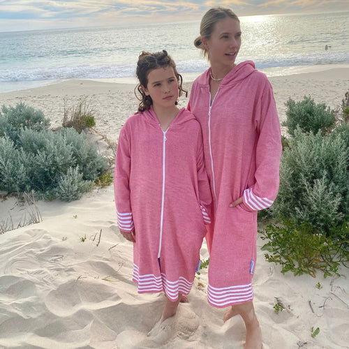 Turkish/Terry Hooded Sunset Robe (3-5y, 5-7y, 7-11y, S-M, M-L, L-XL)