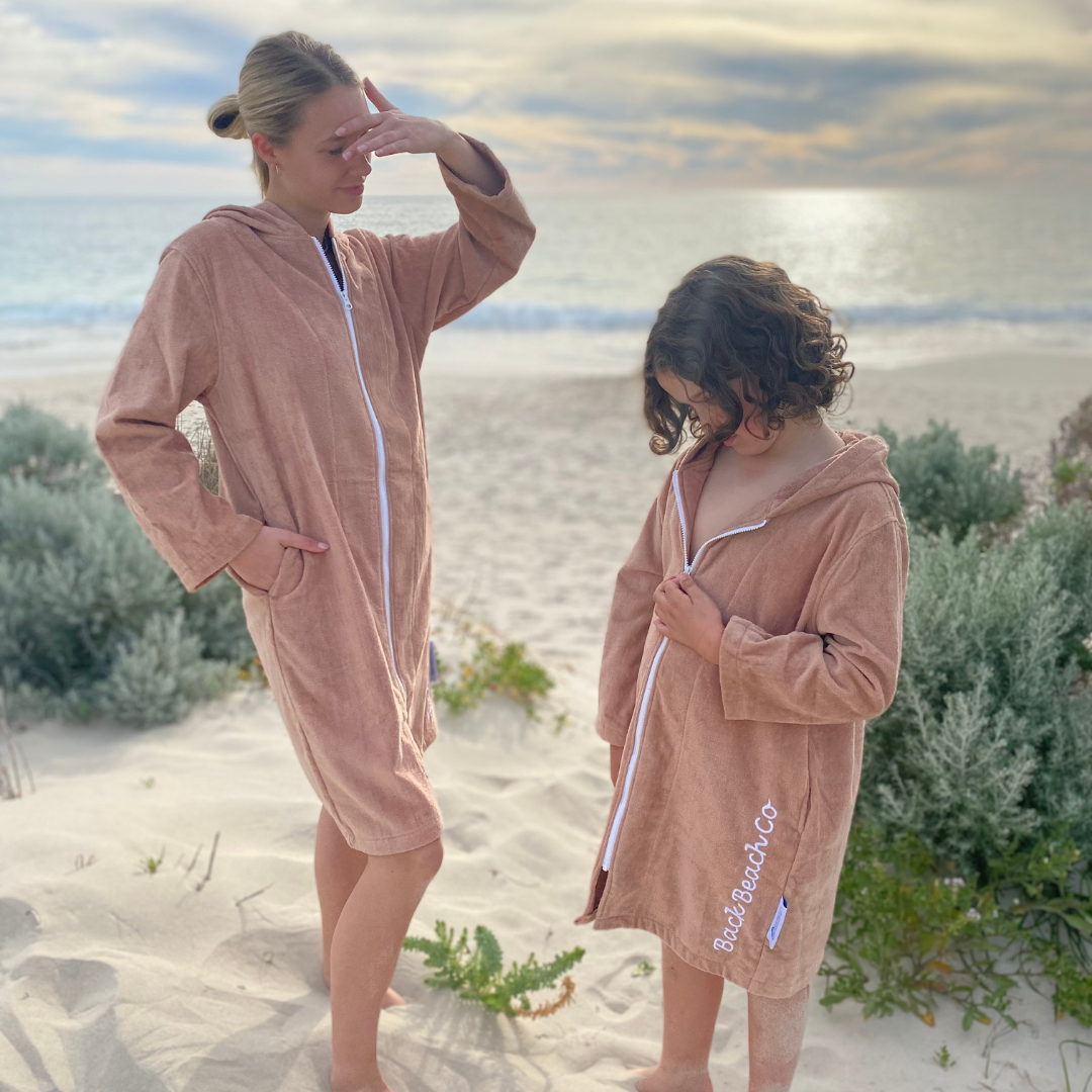 Luxe Sand Shell Hooded Towel