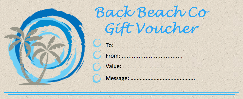 Back Beach Co Gift Card