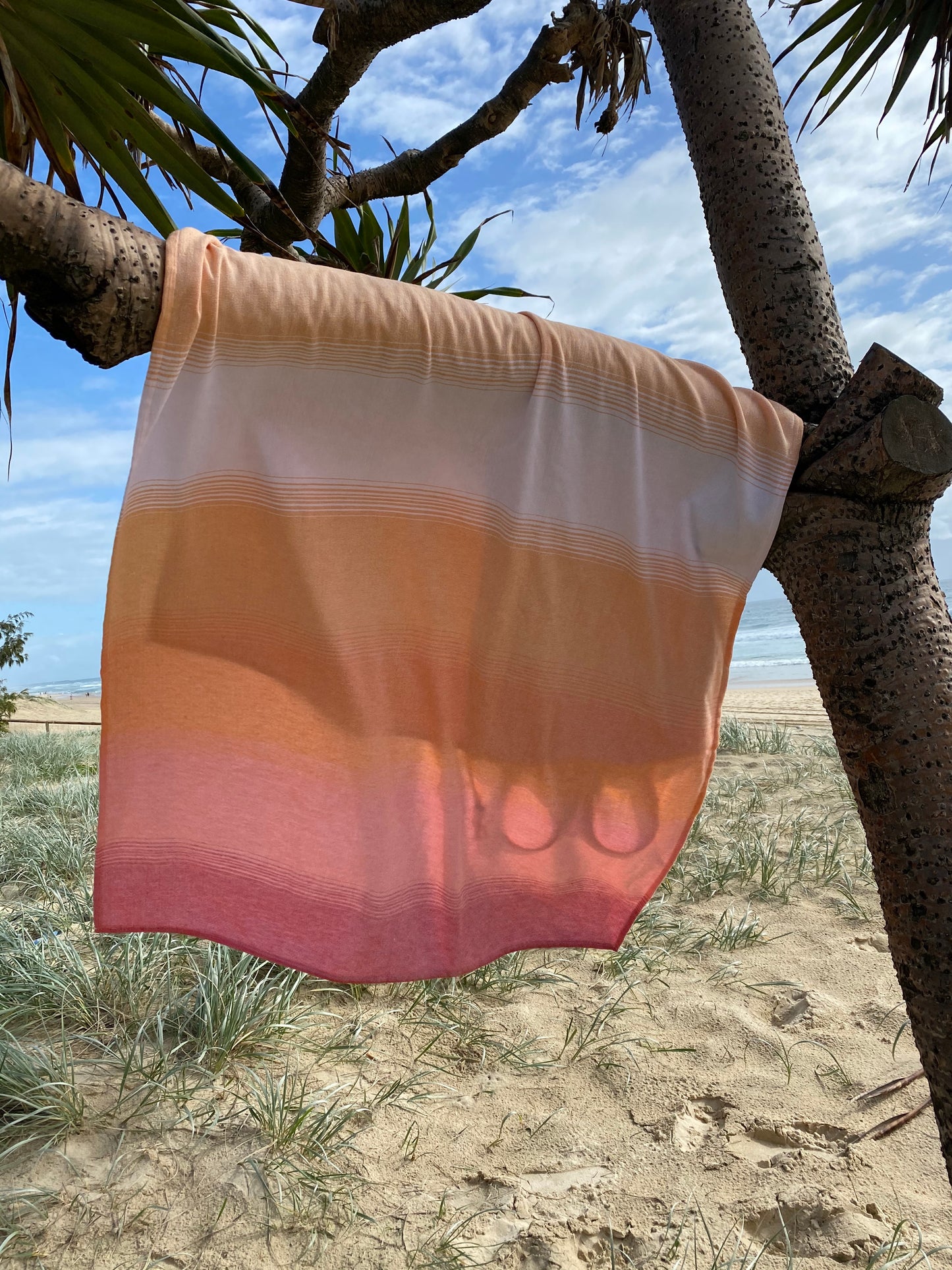 Turkish Terry Beach Towels - Sahara