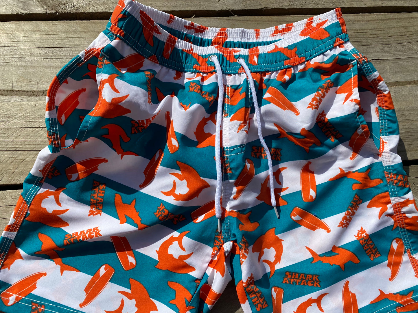 Orange Shark Boys Boardies / Shorts