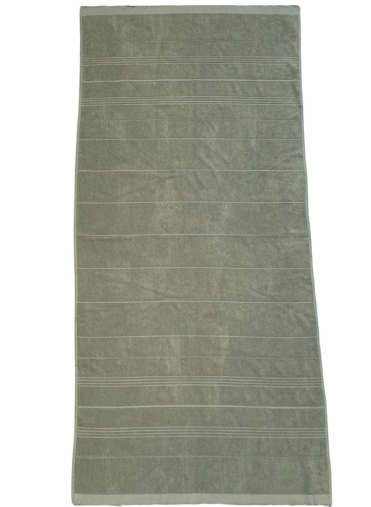 Turkish Terry Beach Towels - Dark Green