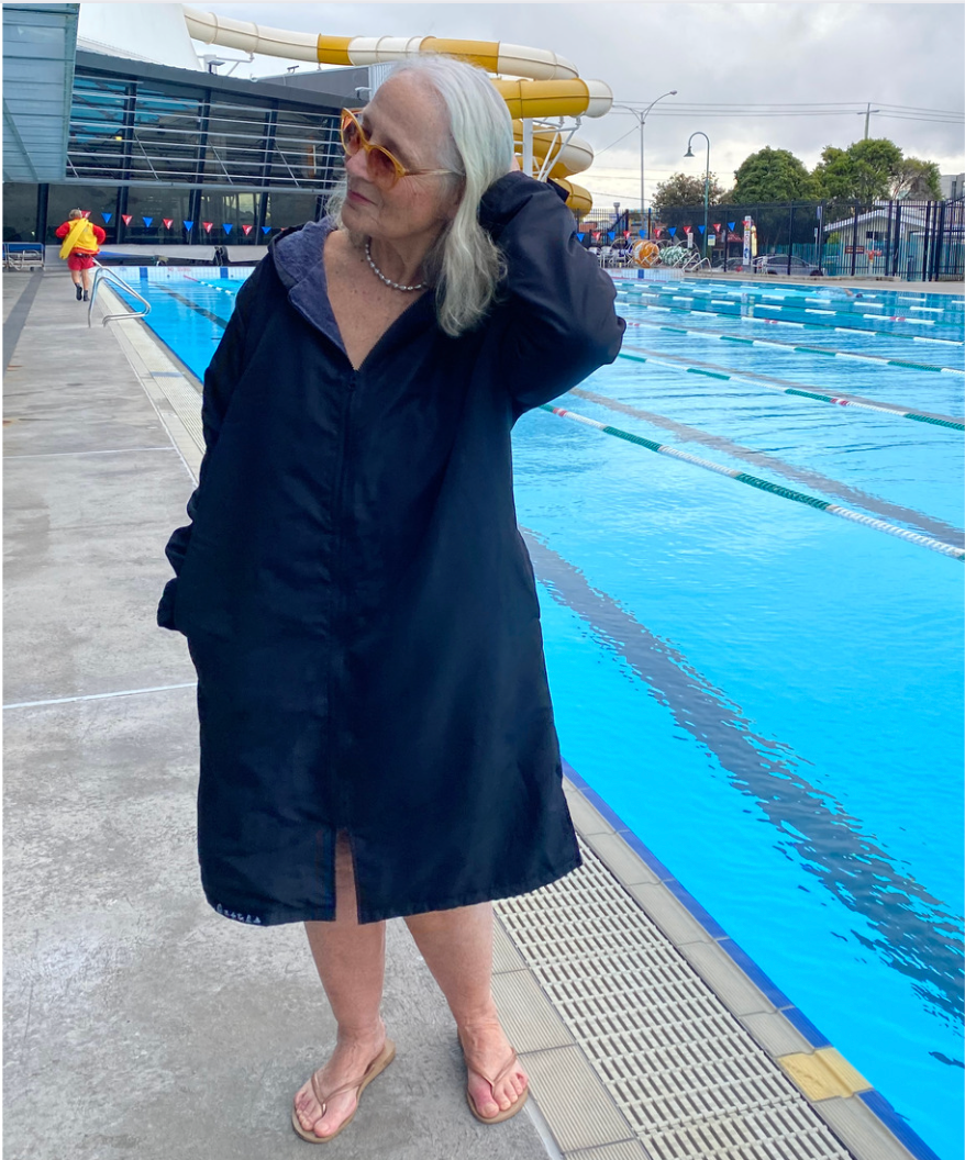 Water Resistant Swim Parkas Deck Coat with Wet Bag