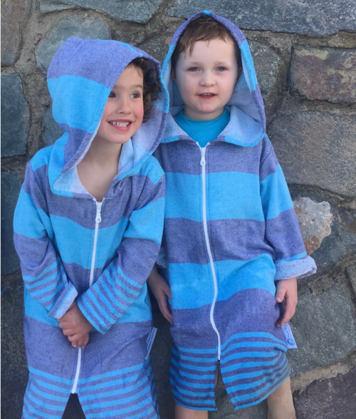 Navy & Turquoise Turkish (3-5y, 5-7, M-L, L-XL)